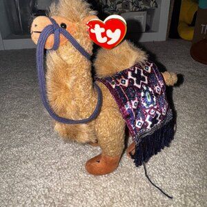 Vintage 1999 TY Attic Treasures “Lawrence” Camel Plush - EUC 90s Beanie Baby